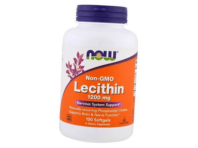 Lecithin 1200 Now Foods 100гелкапс (72128004)