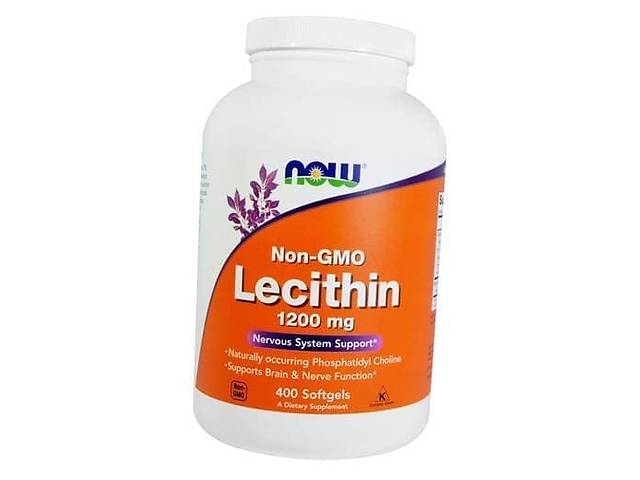 Lecithin 1200 Now Foods 400гелкапс (72128004)