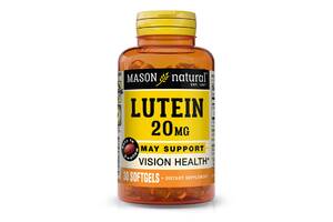 Лютеин 20мг Lutein Mason Natural 30 гелевых капсул