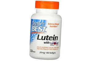 Лютеїн та Зеаксантин Lutein with Lutemax Doctor's Best 180гелкапс (72327007)