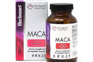 Мака, Сексуальная и Репродуктивная Поддержка, Intimate Essentials Maca, Bluebonnet Nutrition, 90 капсул