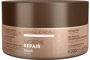 Маска для экстремального восстановления Cadiveu Brasil Cacau Extreme Repair Hair Mask 200 ml (ER00006)