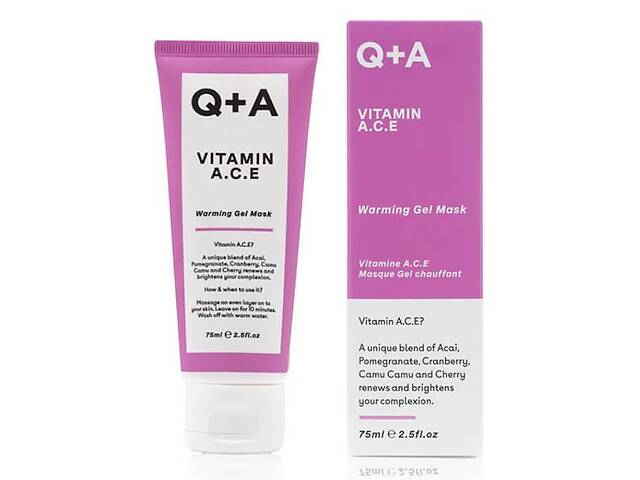 Маска для лица мультивитаминная Q+A vitamin A.C.E. 75 мл