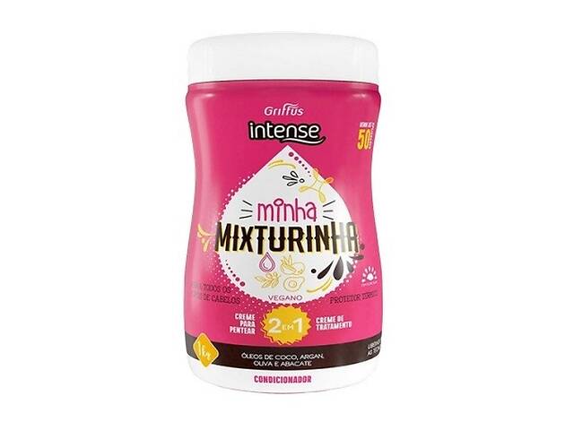 Маска-сыворотка 2в1 для сухих волос Griffus Intense creme 2 em 1 Minha Mixturinha 1000 g (41579)