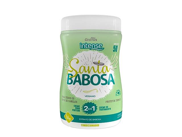 Маска-сыворотка 2в1 для укрепления и роста волос Griffus Creme de Pentear Intense Santa Babosa 1000 g (42946)