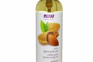 Масло сладкого миндаля Sweet Almond Oil Now Foods Solutions 473 мл