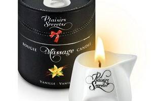 Массажная свеча Plaisirs Secrets Vanilla 80 мл (SO1844)