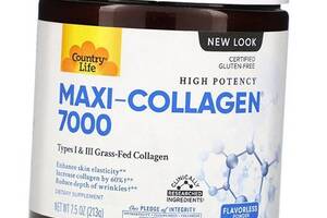 Maxi-Collagen 7000 Country Life 213г Без вкуса (68124007)