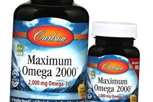 Maximum Omega 2000 Carlson Labs 120гелкапс Лимон (67353013)