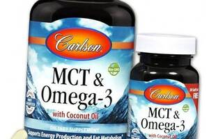 MCT&Omega-3 Carlson Labs 150 гелкапс (67353014)