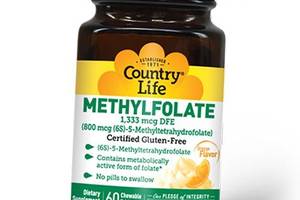 Метилфолат Methylfolate Country Life 60 таб Апельсин (36124111)