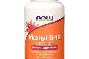 Метилкобаламин NOW Foods Methyl B-12 5000 mcg 90 Veg Caps