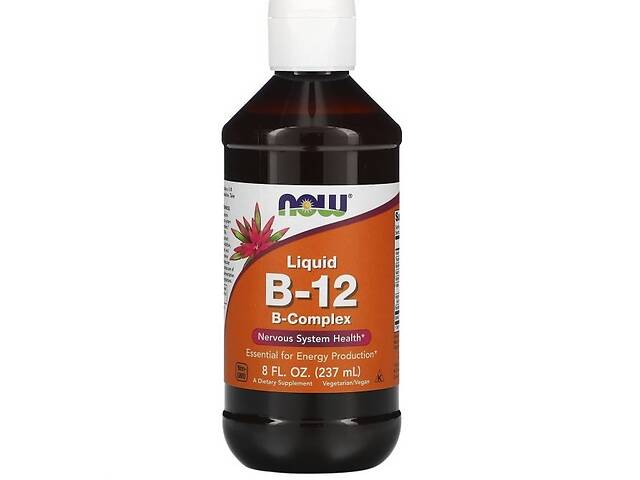 Метилкобаламин NOW Foods Vitamin B-12 Complex Liquid 237 ml /198 servings