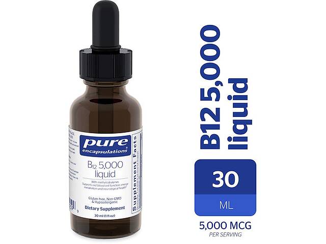 Метилкобаламин Pure Encapsulations B12 5000 liquid 30 ml
