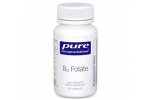 Метилкобаламин Pure Encapsulations B12 Folate 800 mcg 60 Caps