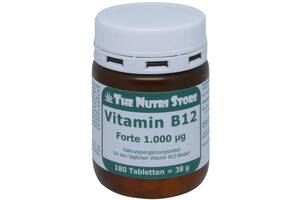 Метилкобаламин The Nutri Store Vitamin В12 Forte 1000 mg 180 Tabs ФР-00000101