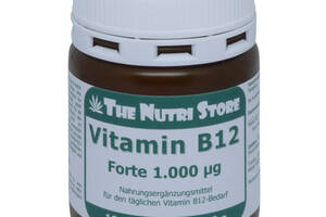 Метилкобаламин The Nutri Store Vitamin В12 Forte 1000 mg 180 Tabs ФР-00000101