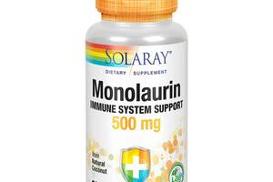 Монолаурин Monolaurin Solaray 500 мг 60 вегетарианских капсул