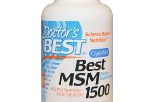 МСМ метилсульфонилметан Doctor's Best 1500 OptiMSM 120 таблеток (DRB00097)