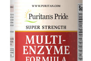 Мульти энзимы Super Strength Multi Enzyme Puritan's Pride 60 капсул (32063)