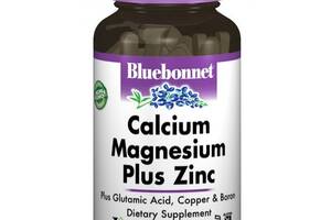 Мультиминеральный комплекс Bluebonnet Nutrition Calcium Magnesium plus Zinc 180 Caplets