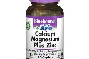 Мультиминеральный комплекс Bluebonnet Nutrition Calcium Magnesium plus Zinc 90 Caplets