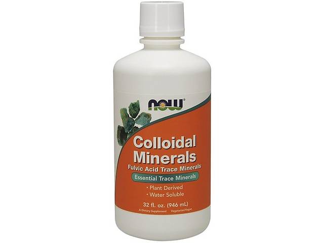 Мультиминеральный комплекс NOW Foods Colloidal Minerals Liquid 946 ml /32 servings/ Pure