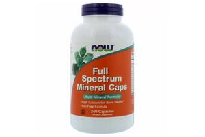 Мультиминеральный комплекс NOW Foods Full Spectrum Minerals 240 Caps