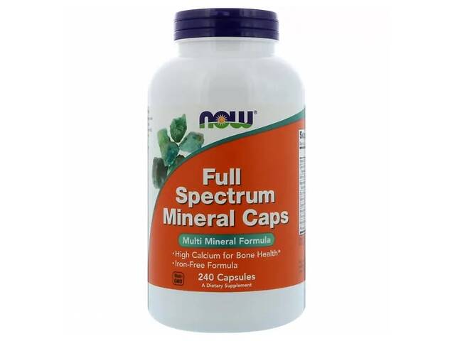 Мультиминеральный комплекс NOW Foods Full Spectrum Minerals 240 Caps