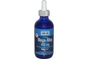 Мультиминеральный комплекс Trace Minerals Mega-Mag, Natural Ionic Magnesium with Trace Minerals, 400 mg, 4 fl oz 118...