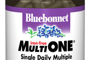 Мультивитамины без железа MultiONE Bluebonnet Nutrition 30 гелевых капсул