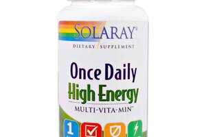 Мультивитамины для энергии Multi-Vita-Min Solaray 60 капсул
