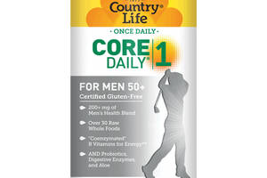 Мультивитамины для Мужчин, 50+, Core Daily-1 for Men 50+, Country Life, 60 таблеток