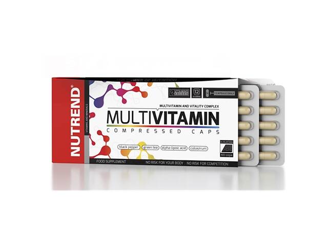 Мультивитамины для спорта Nutrend MultiVitamin Compressed Caps 60 Caps