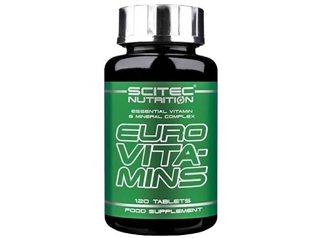 Мультивитамины для спорта Scitec Nutrition Euro Vita-Mins 120 Tabs