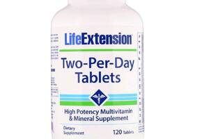 Мультивитамины Life Extension Дважды в День 120 таблеток (LEX23151)