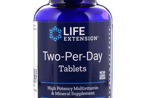Мультивитамины Two-Per-Day Tablets Life Extension 120 таблеток