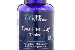 Мультивитамины Two-Per-Day Tablets Life Extension 60 таблеток