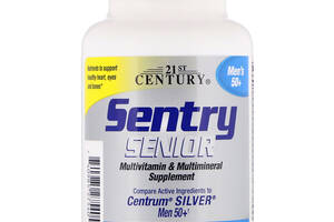 Мультивитамины и мультиминералы для мужчин 50+ Sentry Senior 21st Century 100 таблеток (CEN27540)