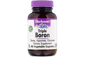 Микроэлемент Бор Bluebonnet Nutrition Triple Boron 3 mg 90 Veg Caps BLB0685