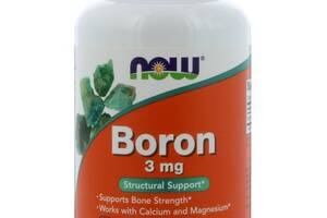 Микроэлемент Бор NOW Foods Boron 3 mg 250 Caps