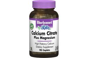 Микроэлемент Кальций Bluebonnet Nutrition Calcium Citrate Plus Magnesium 90 Caplets BLB0716