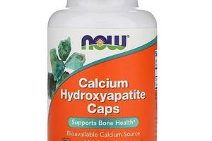 Микроэлемент Кальций NOW Foods Calcium Hydroxyapatite Caps 120 Veg Caps