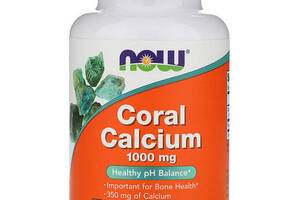 Микроэлемент Кальций NOW Foods Coral Calcium 1000 mg 100 Veg Caps NOW-01273