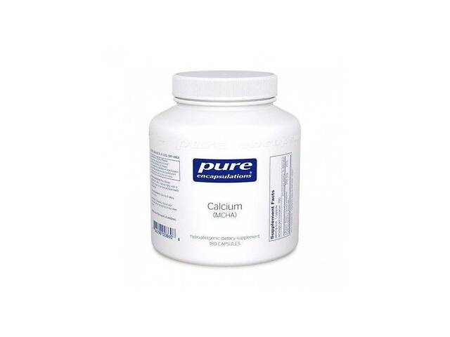 Микроэлемент Кальций Pure Encapsulations Calcium (MCHA) 150 mg 180 Caps PE-00859