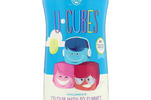 Микроэлемент Кальций Solgar U-Cubes Children's Calcium with D3 Gummies 120 Gummies