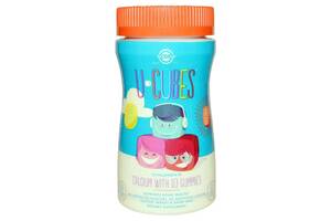 Микроэлемент Кальций Solgar U-Cubes Children's Calcium with D3 Gummies 60 Gummies