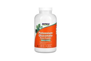 Микроэлемент Калий NOW Foods Potassium Gluconate 454 g