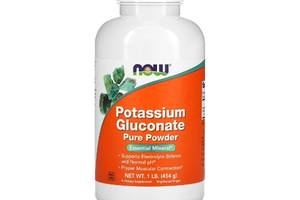 Микроэлемент Калий NOW Foods Potassium Gluconate 454 g