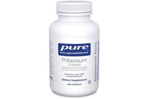 Микроэлемент Калий Pure Encapsulations Potassium Citrate 180 Caps PE-01115